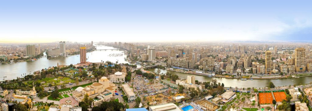 Výhled na Káhiru z věže Cairo Tower | Baloncici/123RF.com