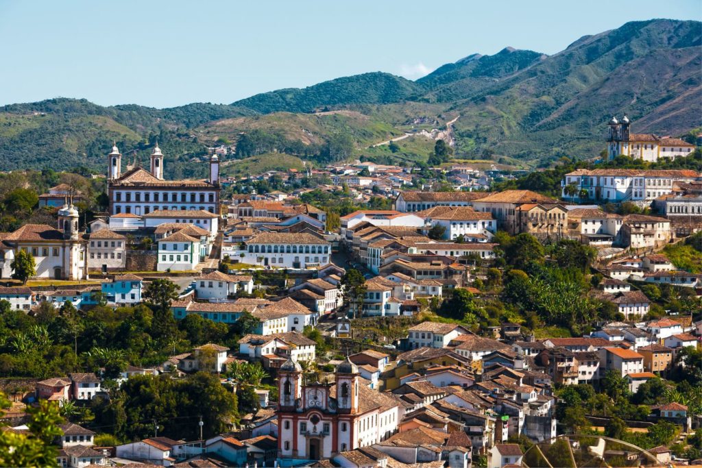 Pohled na město Ouro Preto v Minas Gerais | ostill/123RF.com