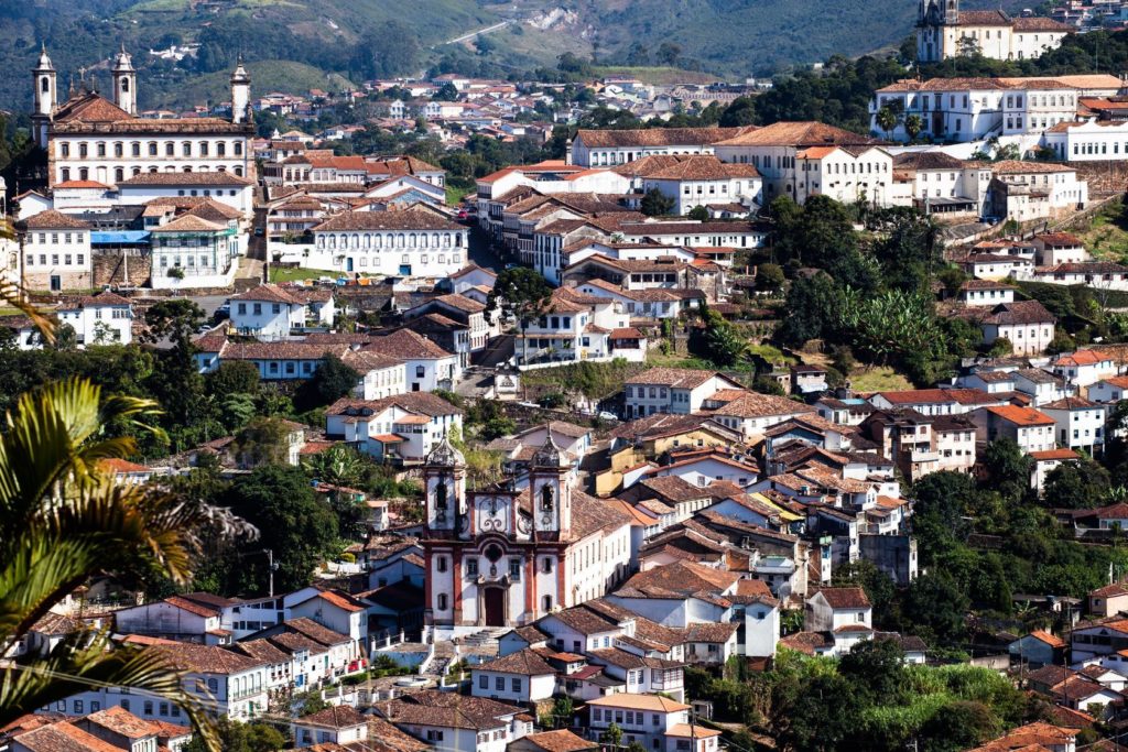 Pohled na město Ouro Preto v Minas Gerais v Brazílii | prusaczyk/123RF.com