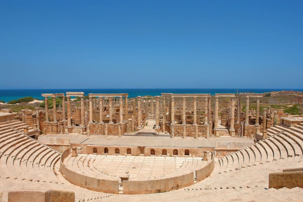 Památková oblast Leptis Magna v Libyi | lachris77/123RF.com